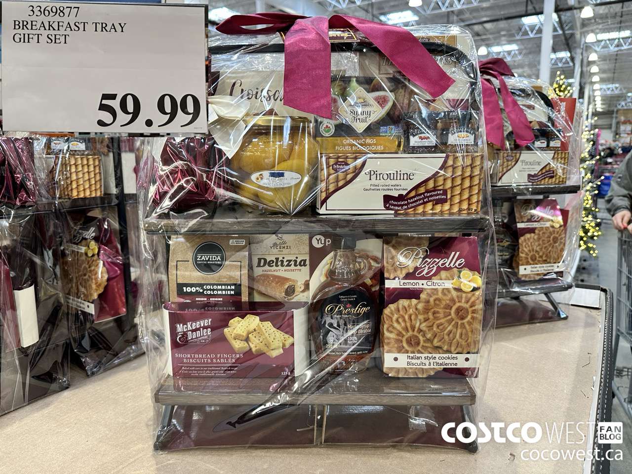 3369877 BREAKFAST TRAY GIFT SET  $59.99