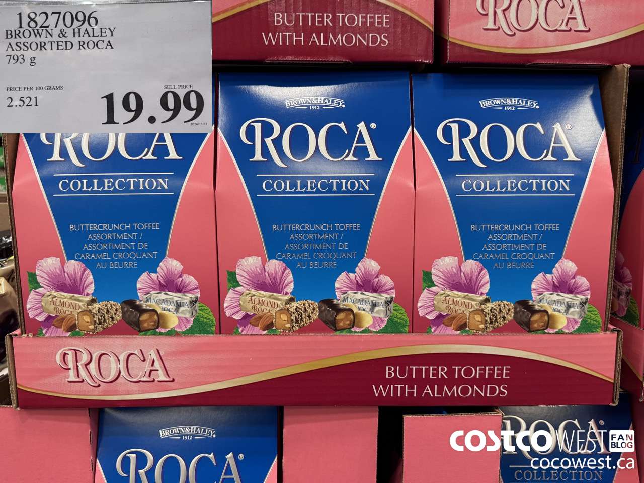1827096 BROWN & HALEY ASSORTED ROCA 793G $19.99