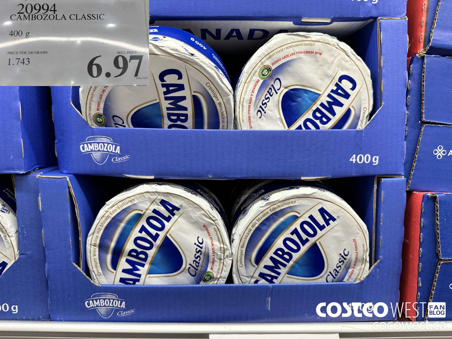 20994 CAMBOZOLA CLASSIC 400 g $6.97