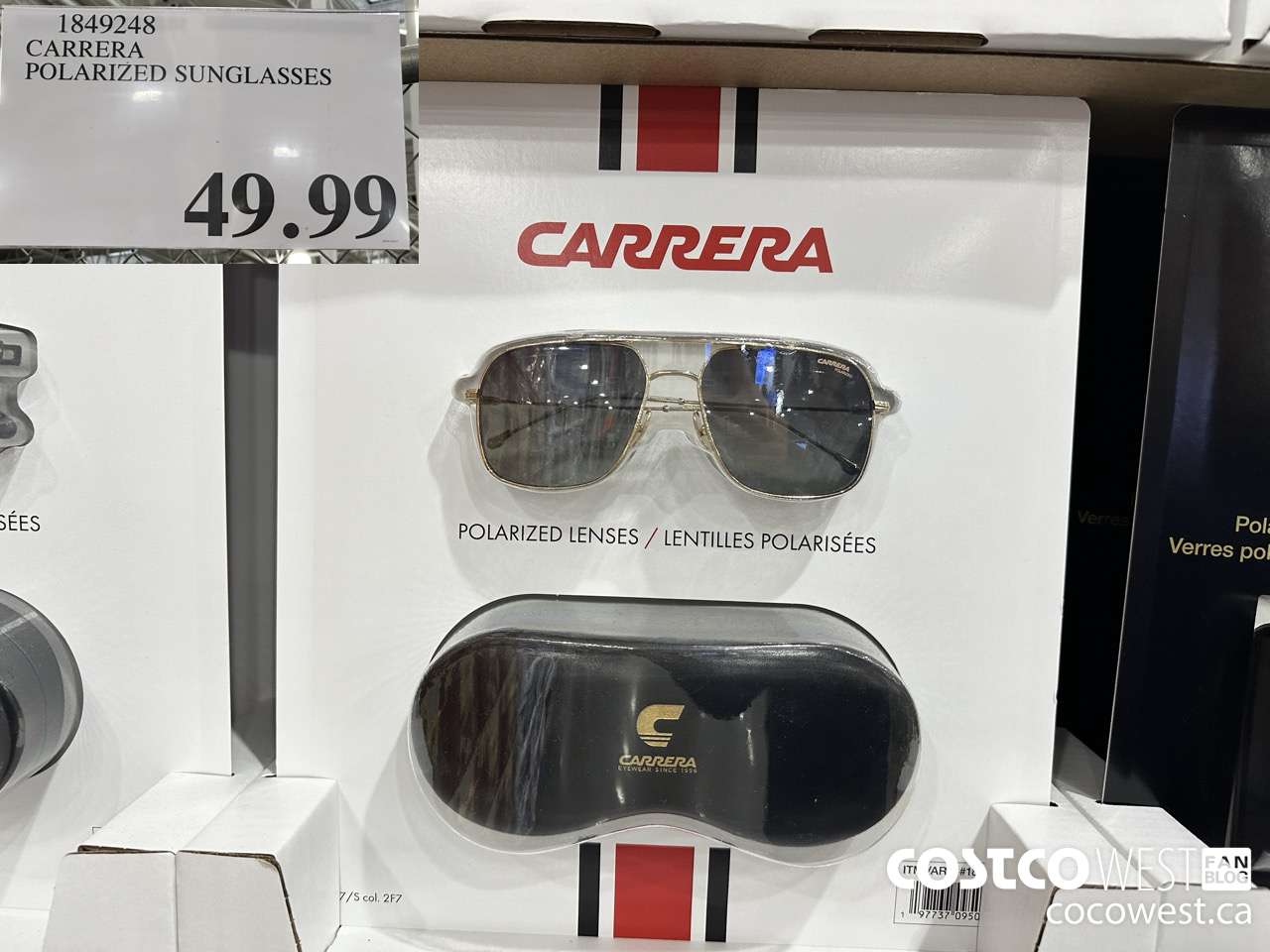 1849248 CARRERA POLARIZED SUNGLASSES  $49.99