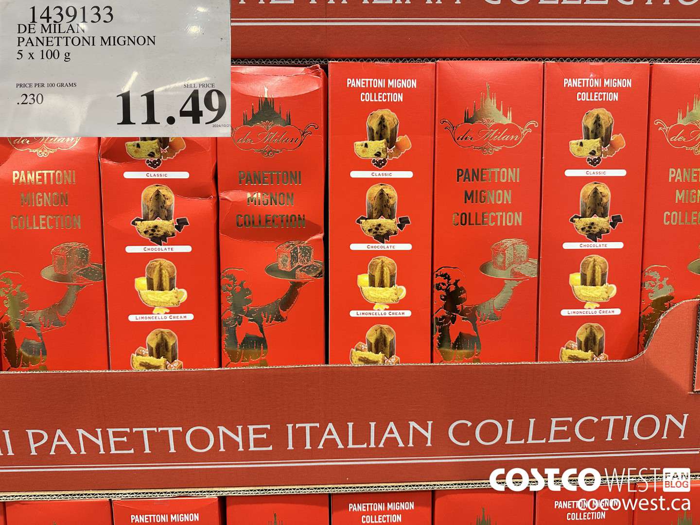 1439133 CHEF MINI PANETTONE TOWER 5 X 100 G $11.49