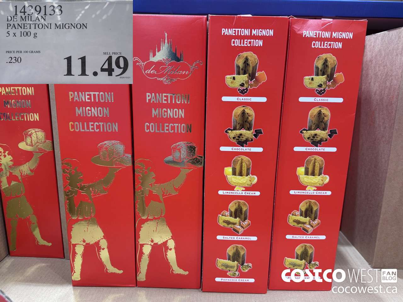 1439133 CHEF MINI PANETTONE TOWER 5 X 100 G $11.49
