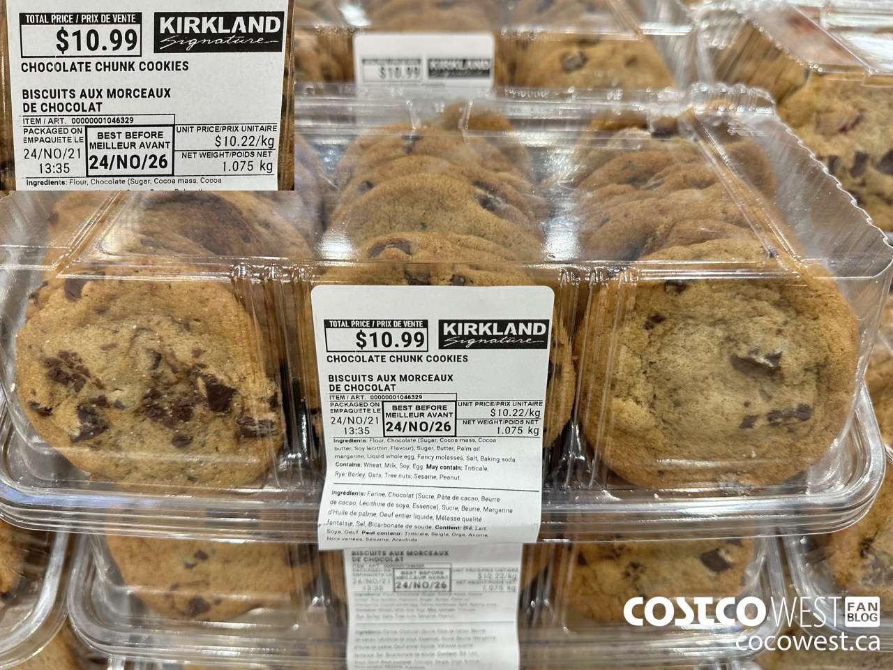 1046329 CHOCOLATE CHUNK COOKIES $10.99