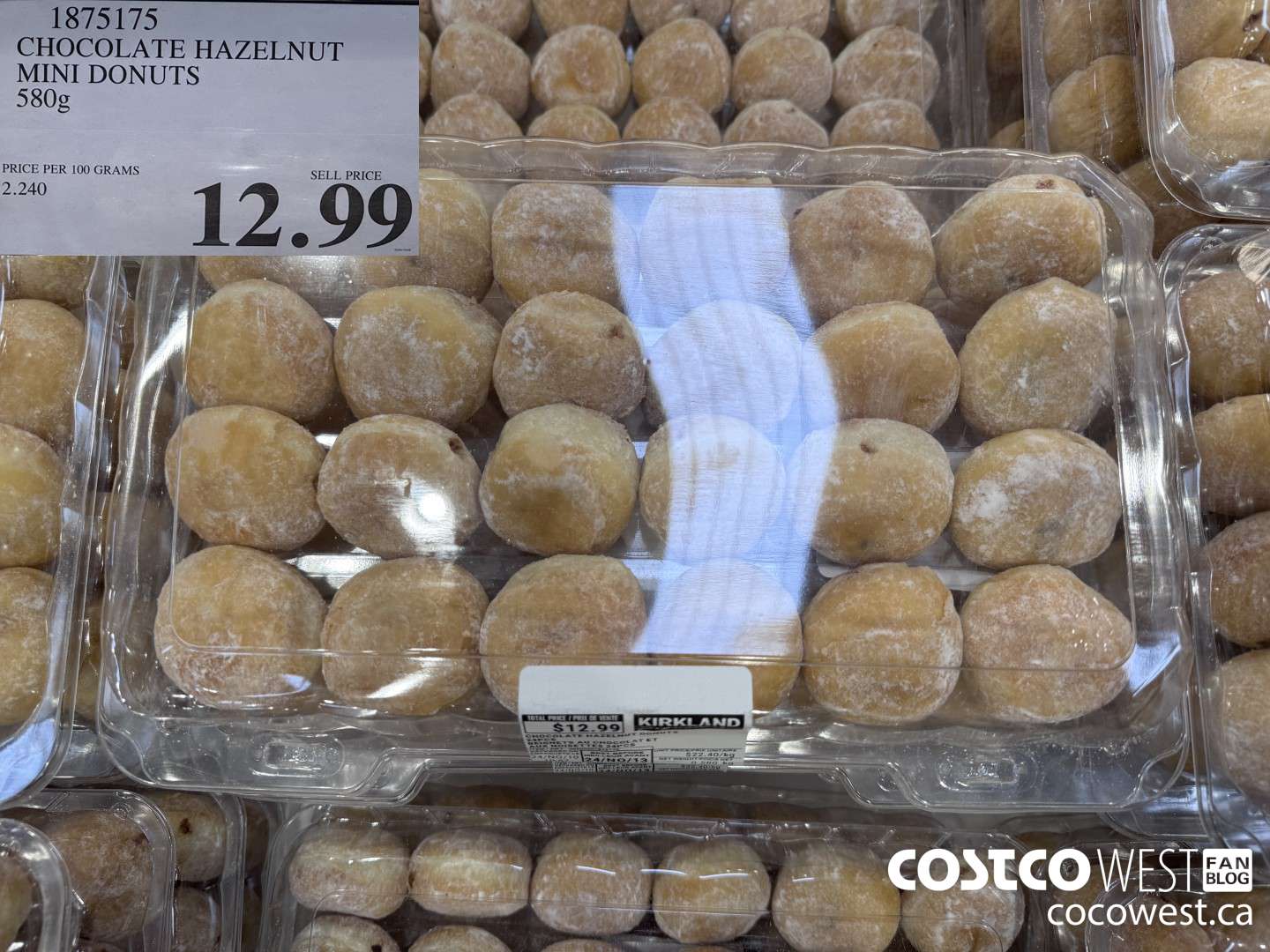 1875175 CHOCOLATE HAZENUT DONUTS 24PCS $12.99