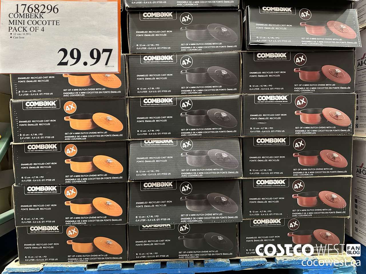 1768296 COMBEKK MINI COCOTTE PACK OF 4 $29.97