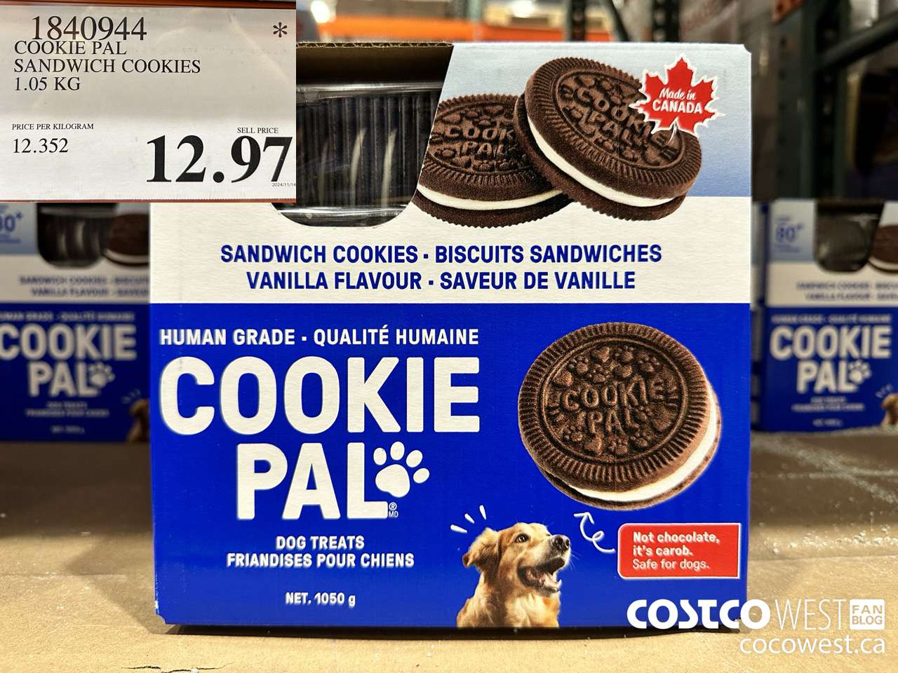 1840944 COOKIE PAL SANDWICH COOKIES 1.05 KG $12.97