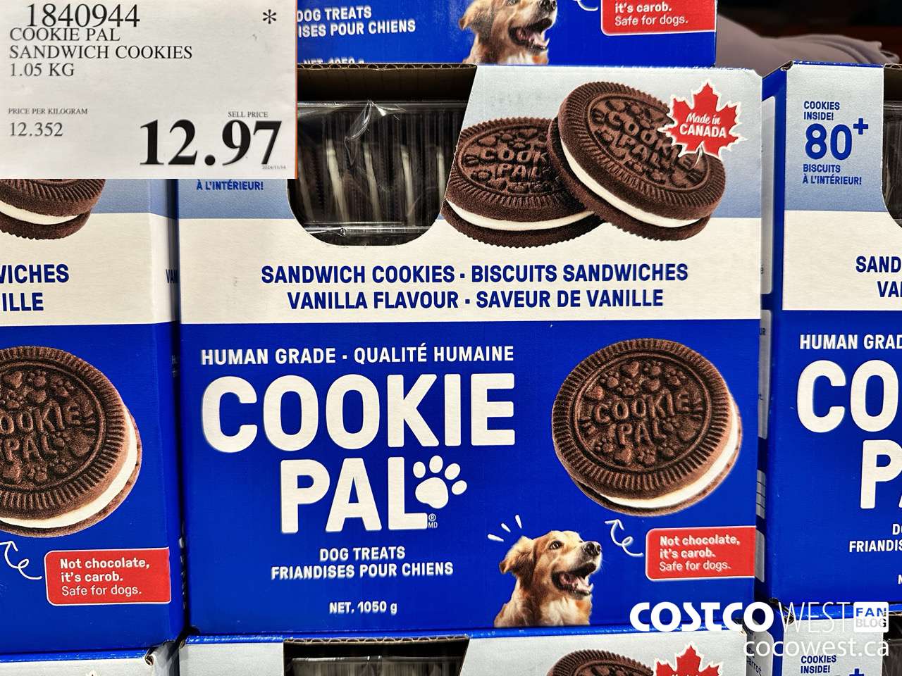 1840944 COOKIE PAL SANDWICH COOKIES 1.05 KG $12.97