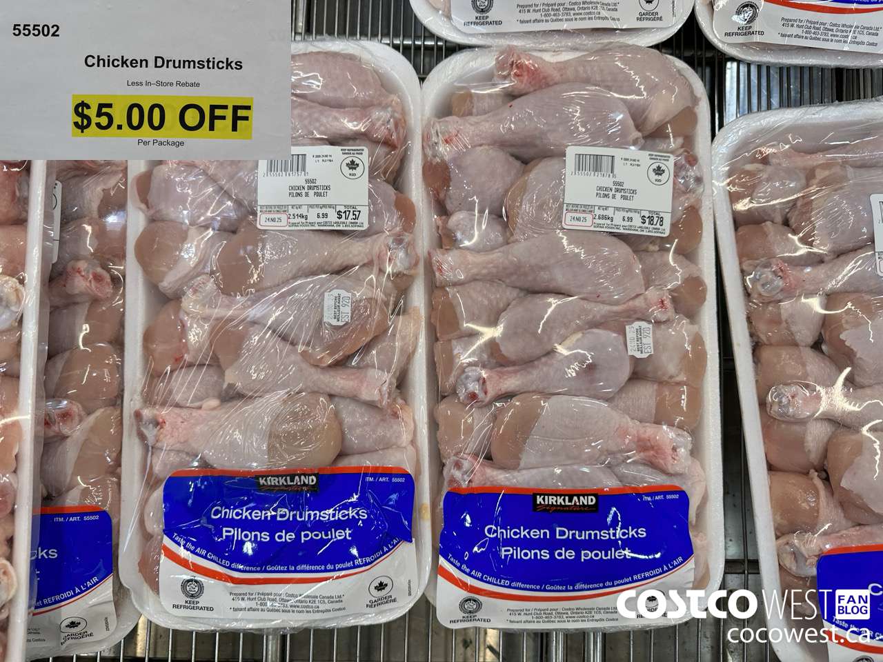 55502 Chicken Drumsticks ($5.00 INSTANT SAVINGS)