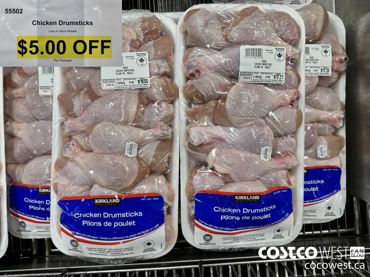 55502 Chicken Drumsticks  ($5.00 INSTANT SAVINGS)