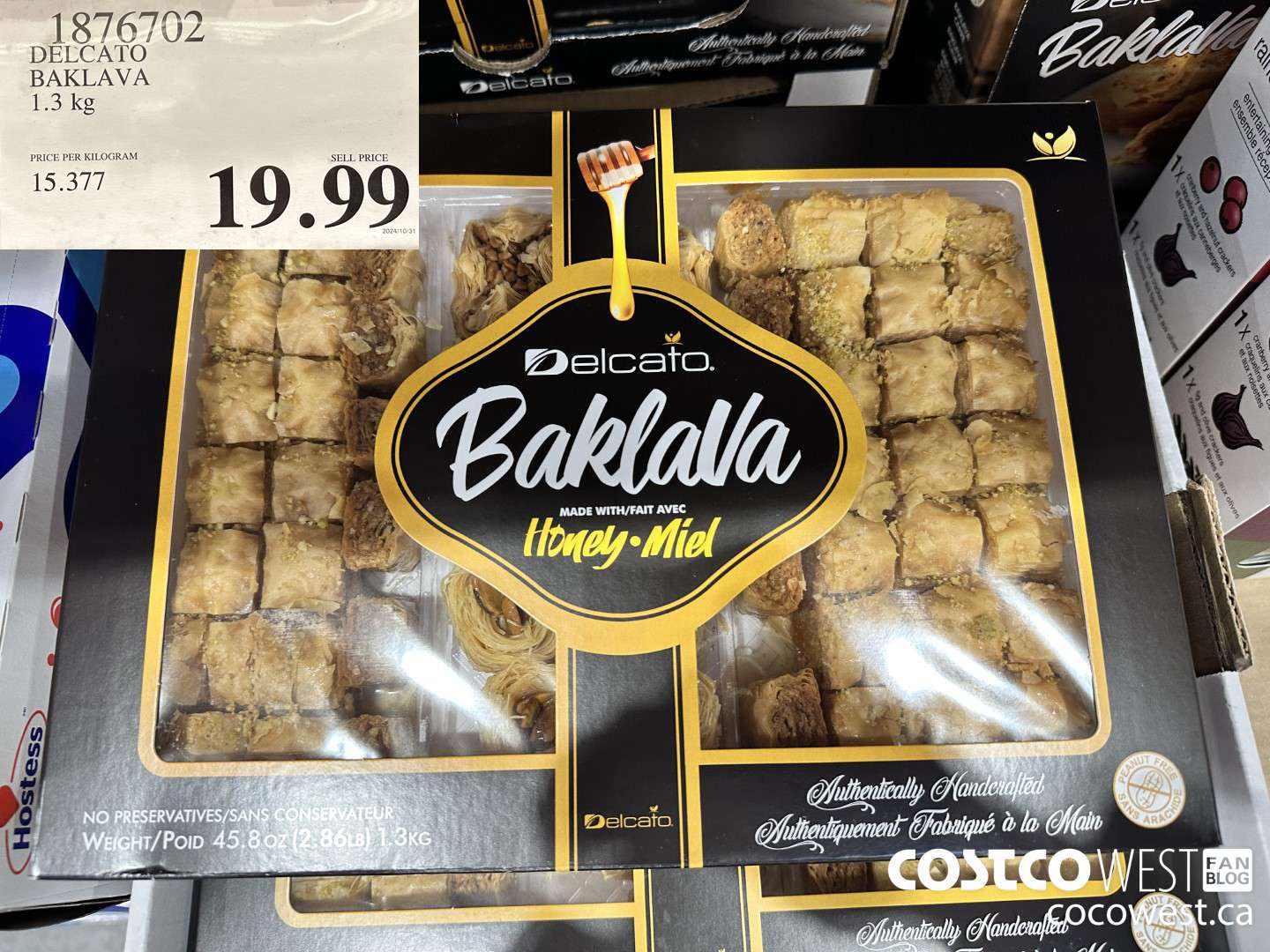1876702 DELCATO BAKLAVA 1.3KG $19.99