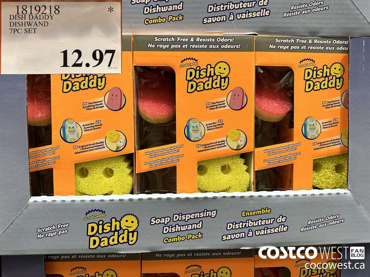 1819218 DISH DADDY DISHWAND 7PC SET $12.97