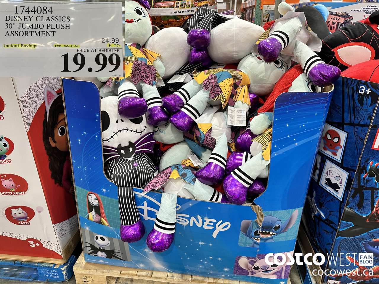 1744084 DISNEY 100 JUMBO PLUSH ASSORTMENT ($5.00 INSTANT SAVINGS EXPIRES ON 2024-11-24) $19.99