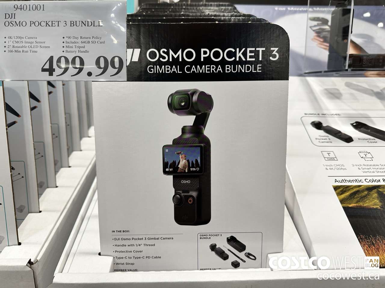 9401001 DJI OSMO POCKET 3 BUNDLE $499.99