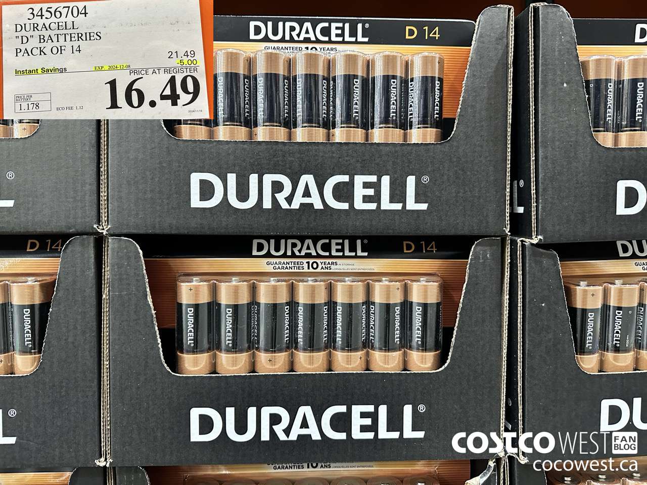 3456704 “DURACELL 