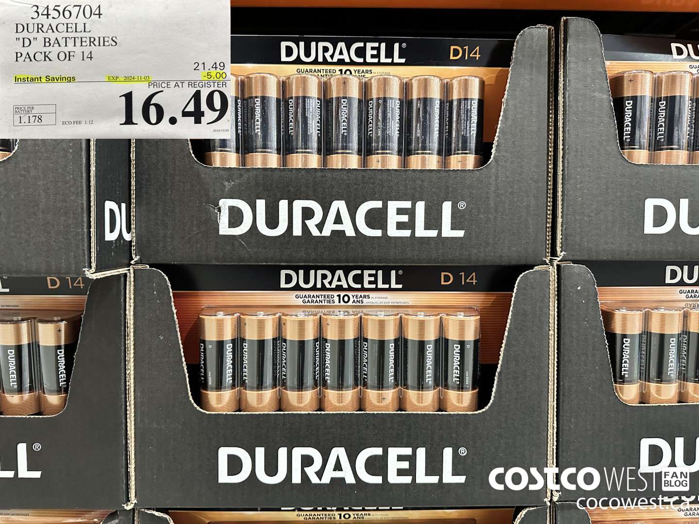 3456704 “DURACELL 