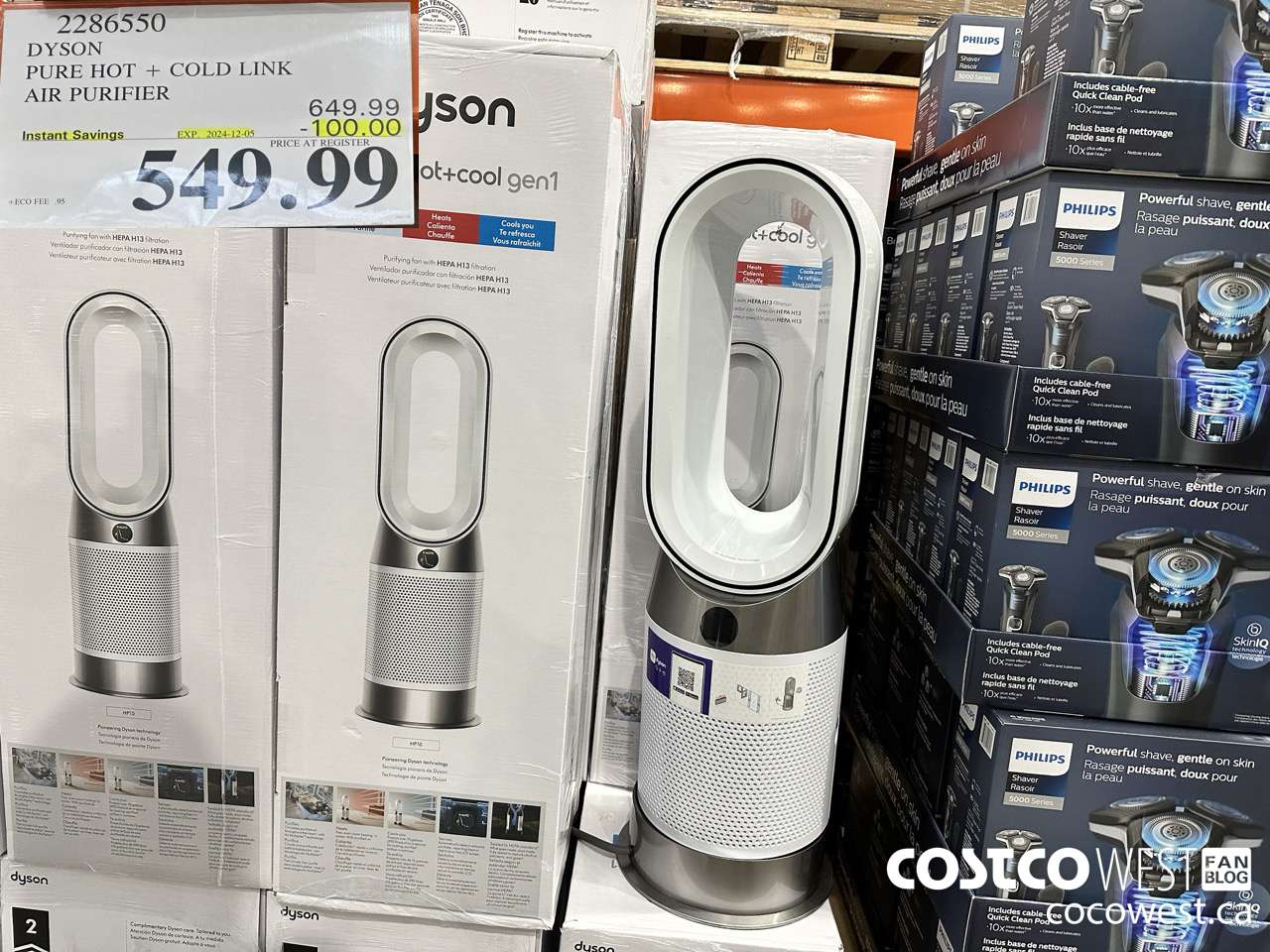 2286550 DYSON PURE HOT + COLD LINK AIR PURIFIER ($100.00 INSTANT SAVINGS EXPIRES ON 2024-12-05) $549.99