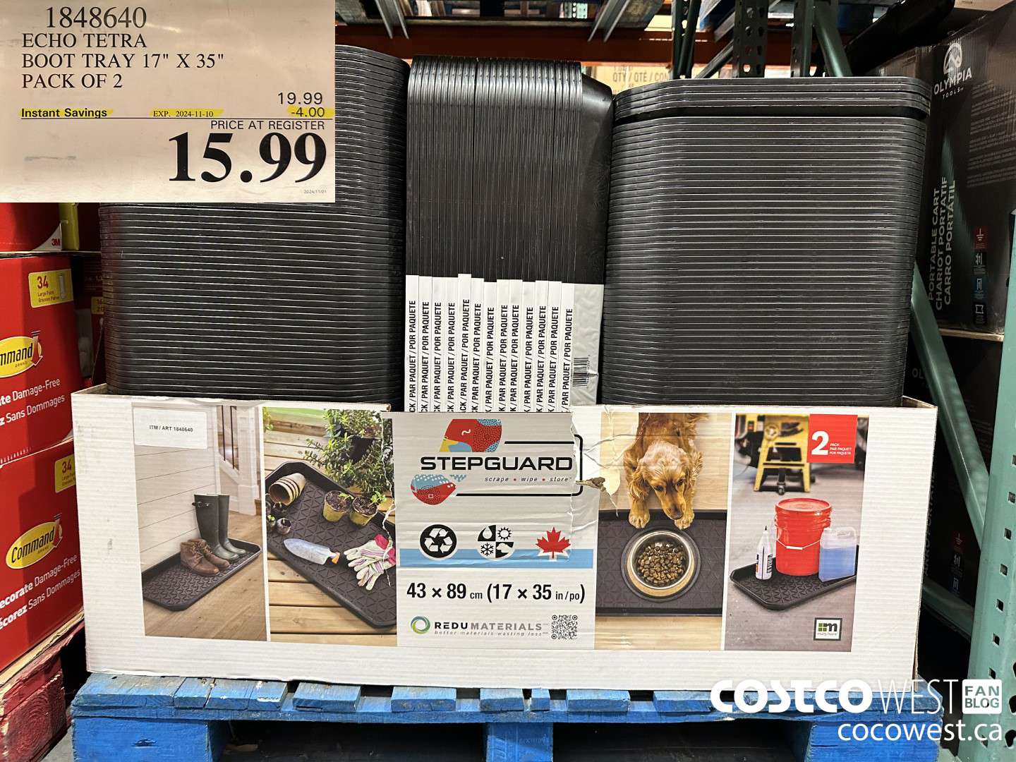 1848640 ECHO TETRA BOOT TRAY 17