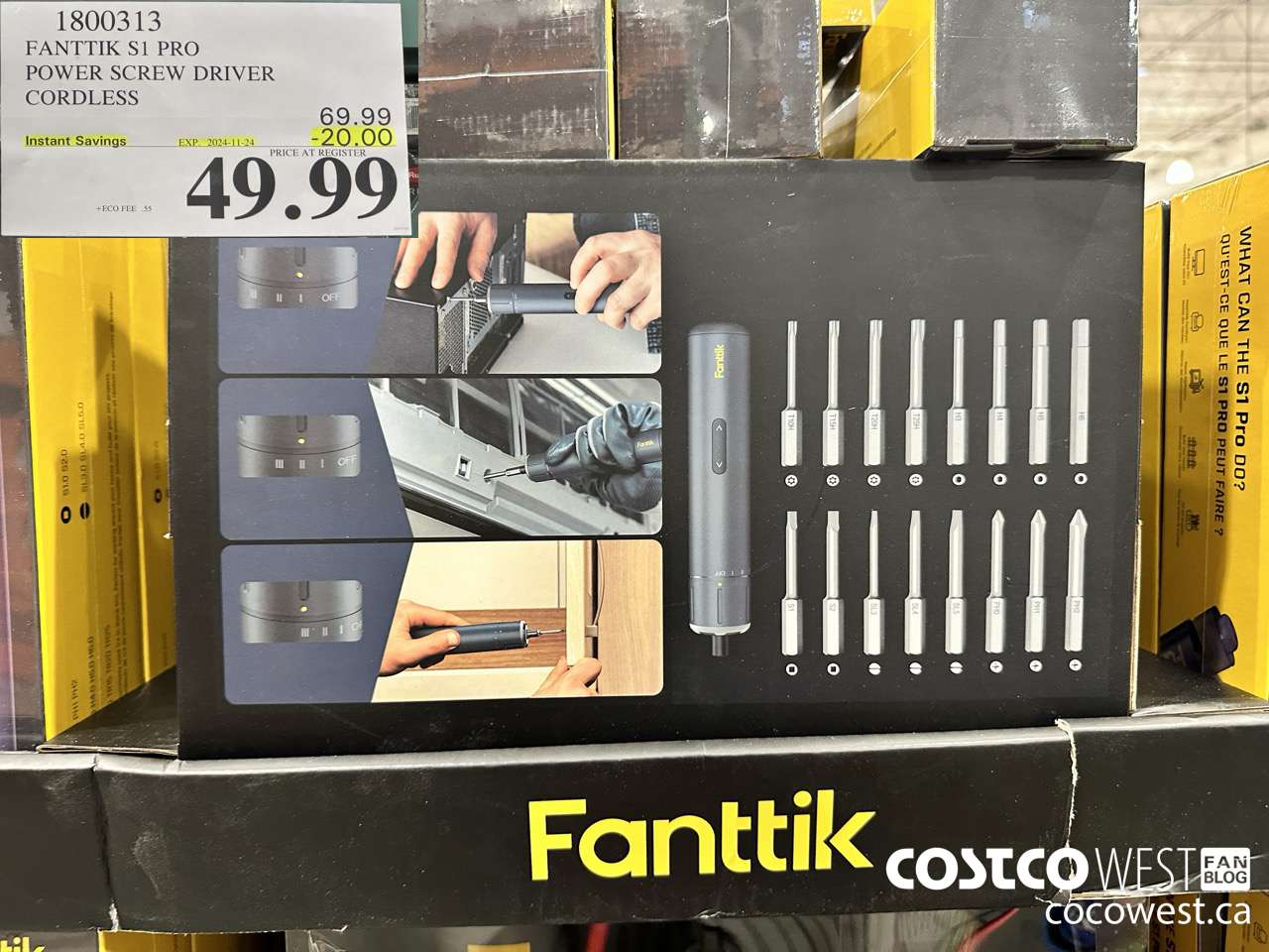 1800313 FANTTIK S1 PRO POWER SCRE DRIVER ($20.00 INSTANT SAVINGS EXPIRES ON 2024-11-24) $49.99