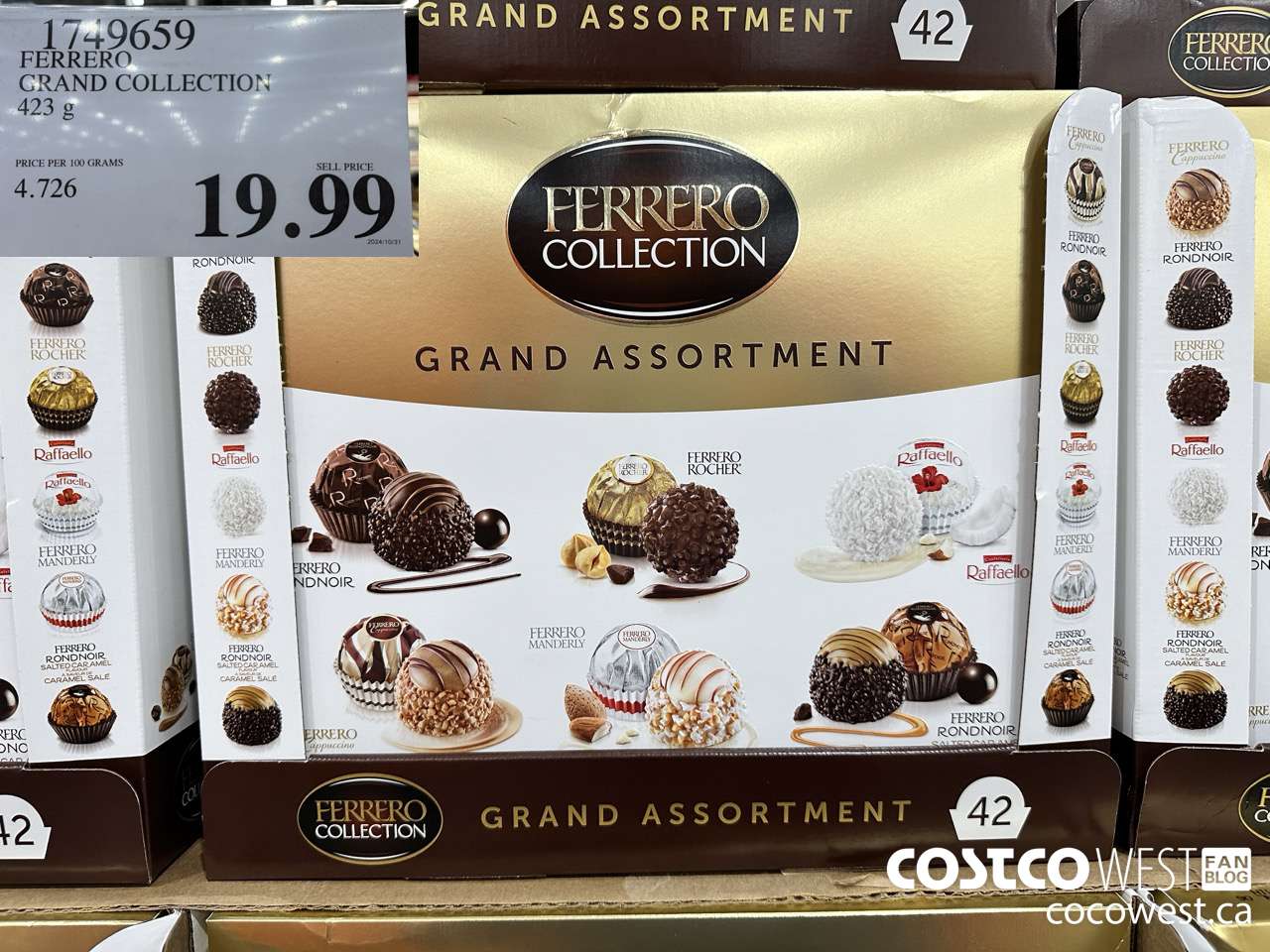 1749659 FERRERO GRAND COLLECTION 423G $19.99