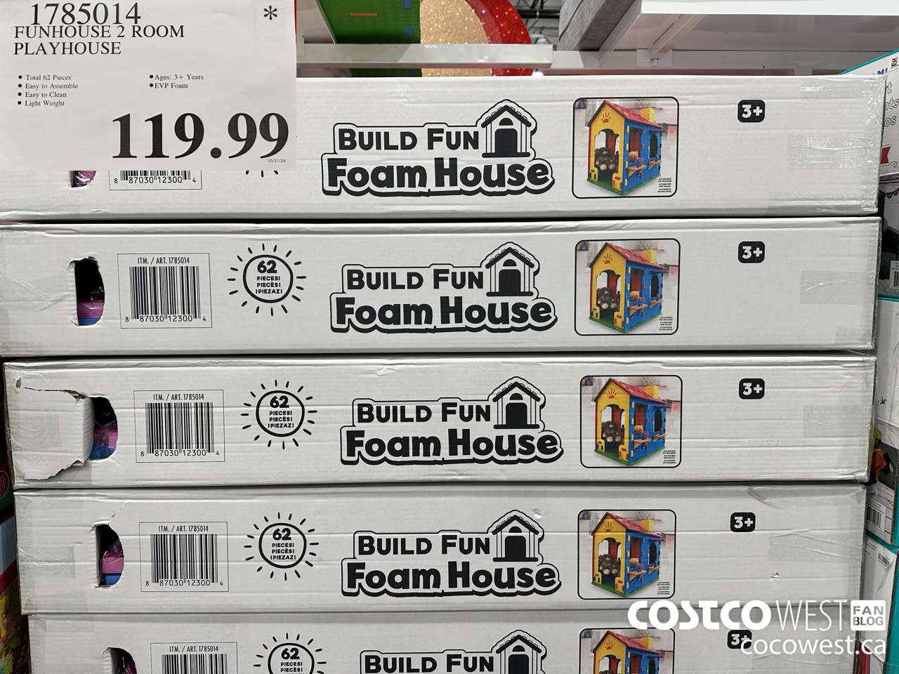 1785014 FUNHOUSE 2 ROOM PLAYHOUSE $119.99