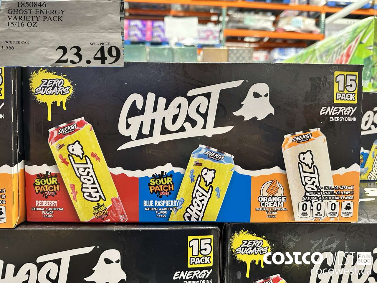 1850846 GHOST ENERGY VARIETY PACK 15/16 OZ $23.49