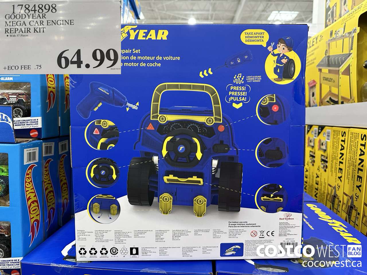 1784898 GOODYEAR MEGA CAR ENGINE REPAIR KIT $64.99