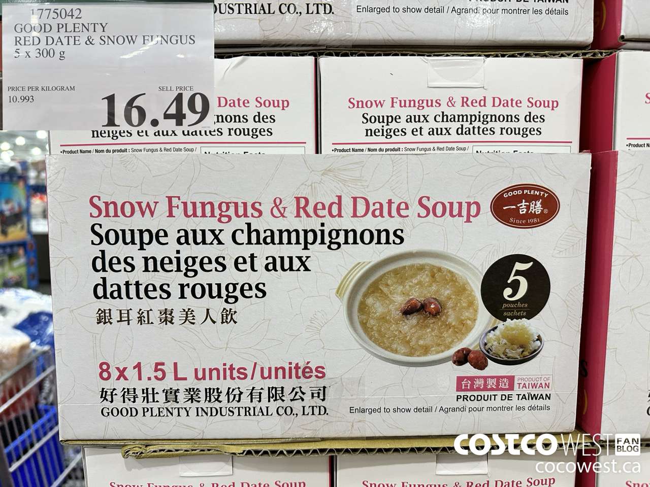 1775042 GOOD PLENTY RED DATE & SNOW FUNGUS 5 X 300 $16.49