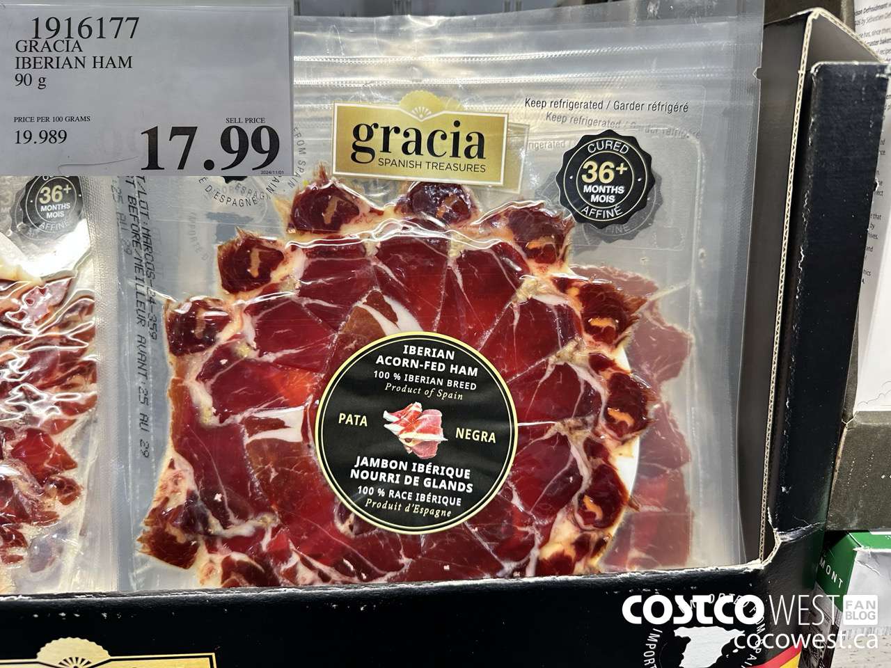 1916177 GRACIA IBERIAN HAM 90 G $17.99