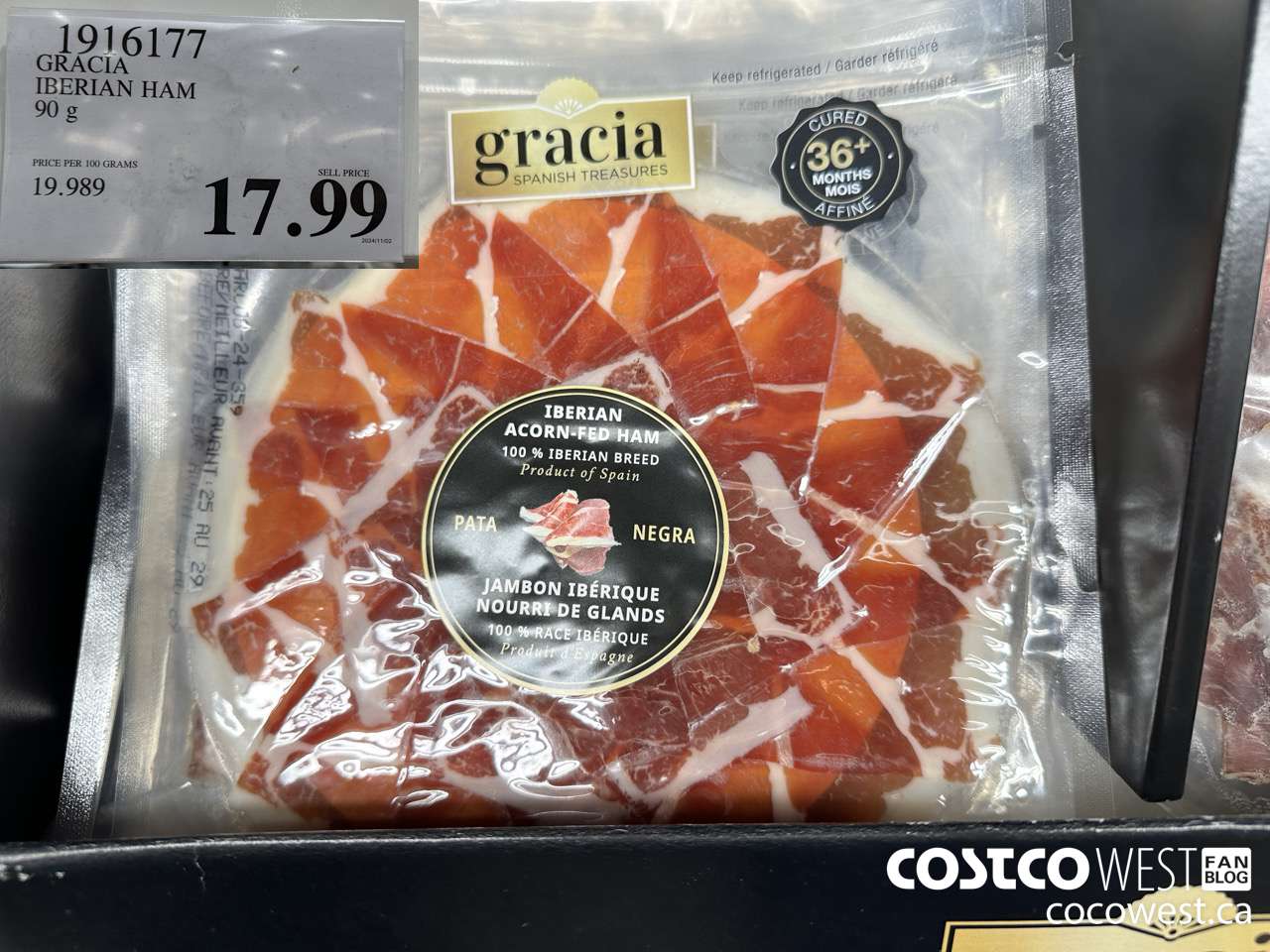 1916177 GRACIA IBERIAN HAM 90 G $17.99