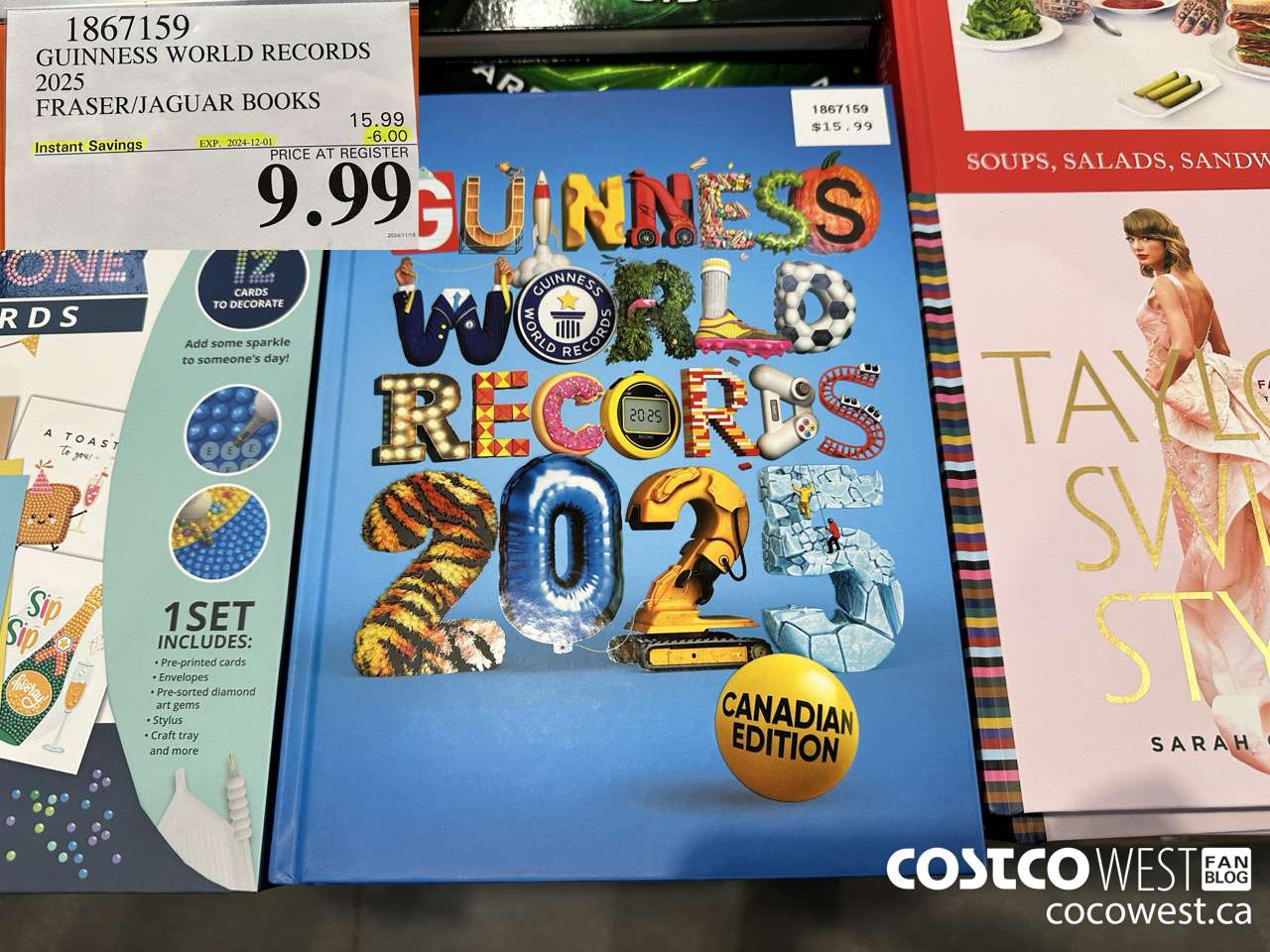 1867159 GUINNESS WORLD RECORDS 2025 CANADIAN EDITION  ($6.00 INSTANT SAVINGS EXPIRES ON 2024-12-01) $9.99