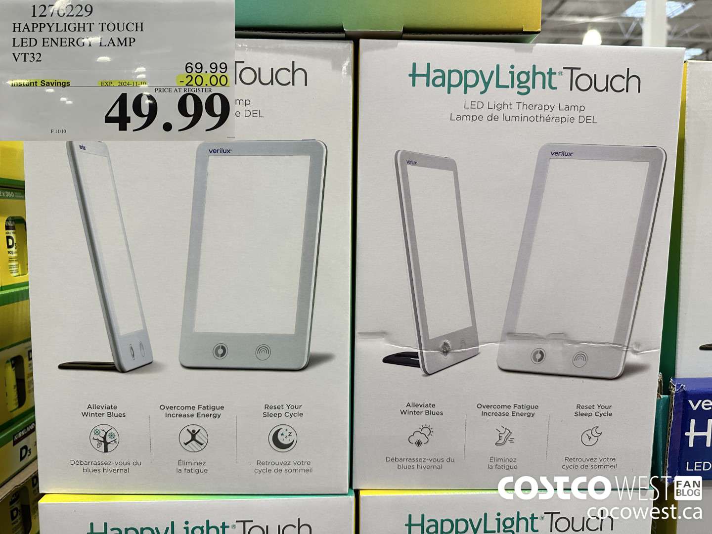 1276229 HAPPYLIGHT TOUCH LED ENERGY LAMP VT32 ($20.00 INSTANT SAVINGS EXPIRES ON 2024-11-10) $49.99