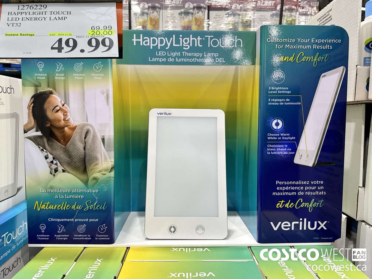 1276229 HAPPYLIGHT TOUCH LED ENERGY LAMP VT32 ($20.00 INSTANT SAVINGS EXPIRES ON 2024-11-10) $49.99