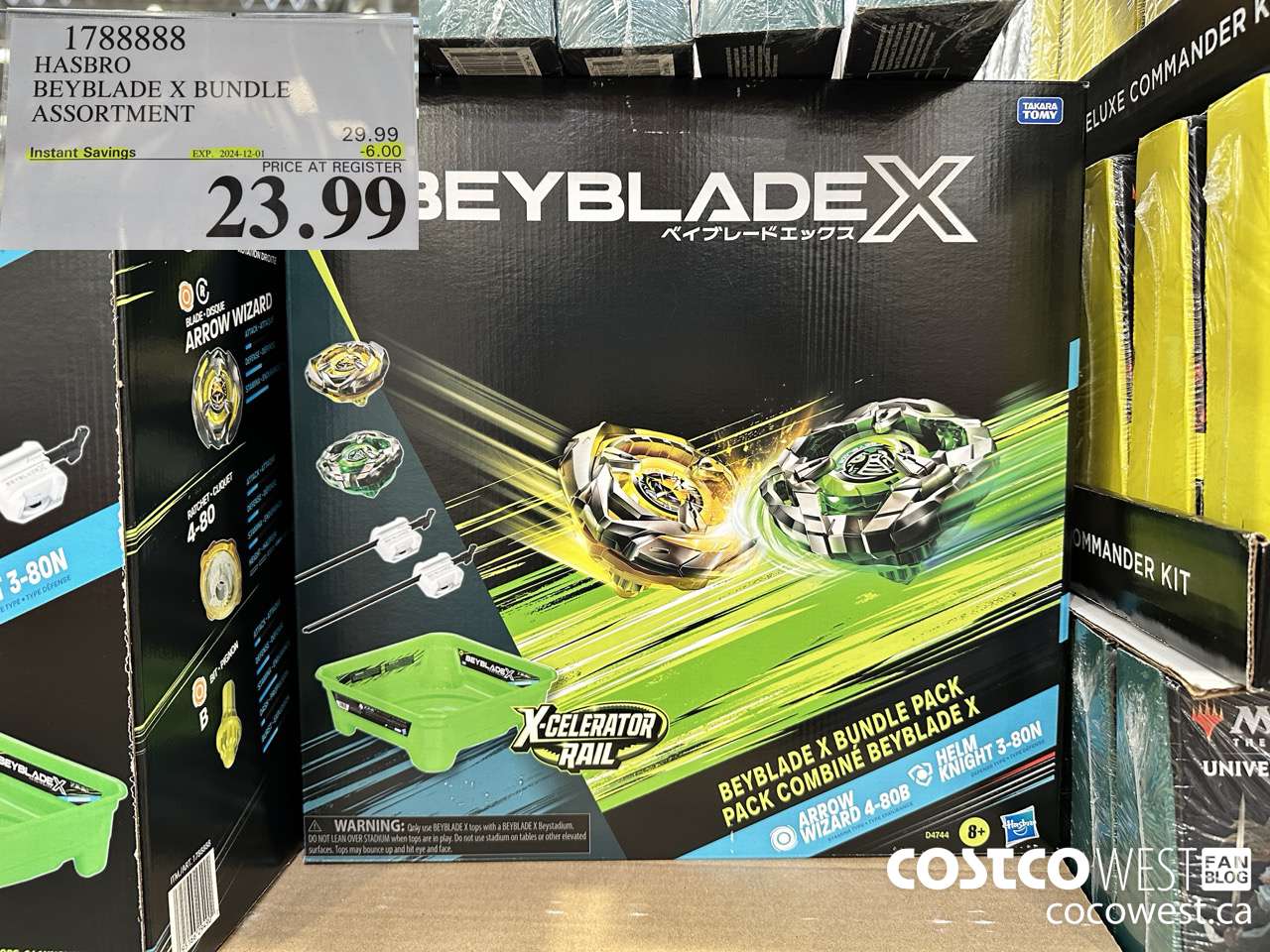 1788888 HASBRO BEYBLADE X BUNDLE ASSORTMENT ($6.00 INSTANT SAVINGS EXPIRES ON 2024-12-01) $23.99