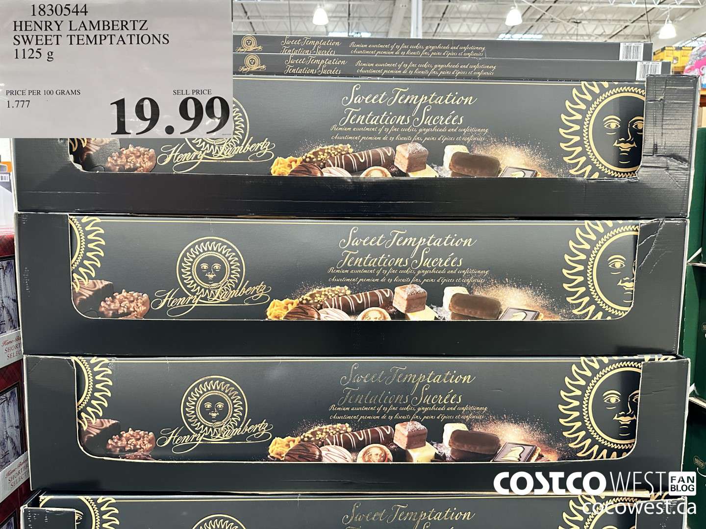 1830544 HENRY LAMBERTZ SWEET TEMPTATIONS 1125G $19.99