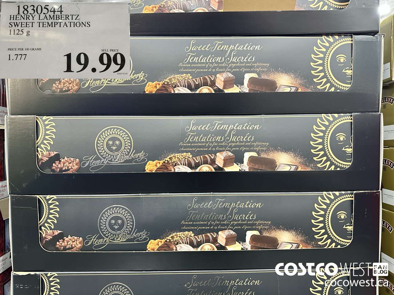 1830544 HENRY LAMBERTZ SWEET TEMPTATIONS 1125G $19.99