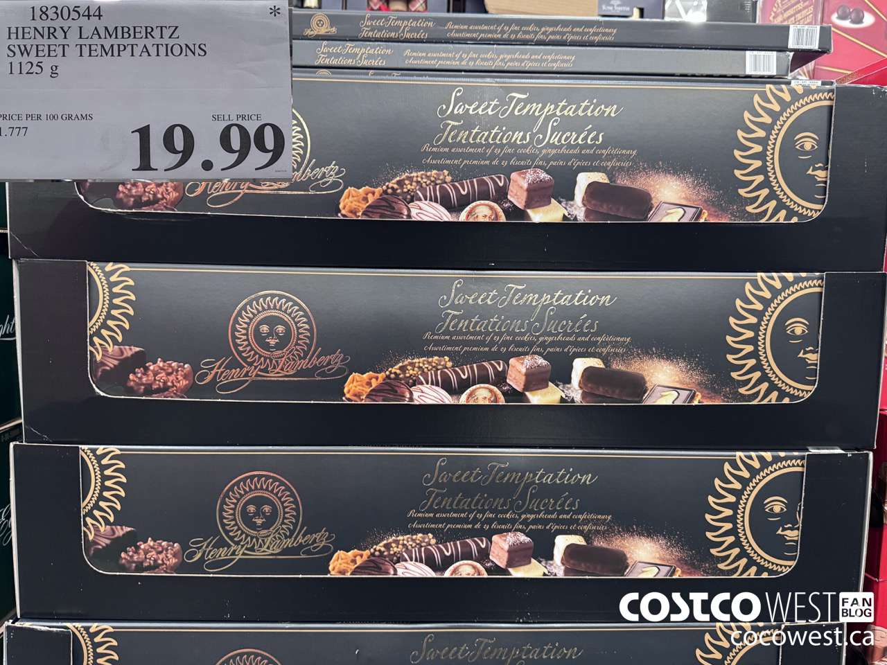 1830544 HENRY LAMBERTZ SWEET TEMPTATIONS 1125G $19.99