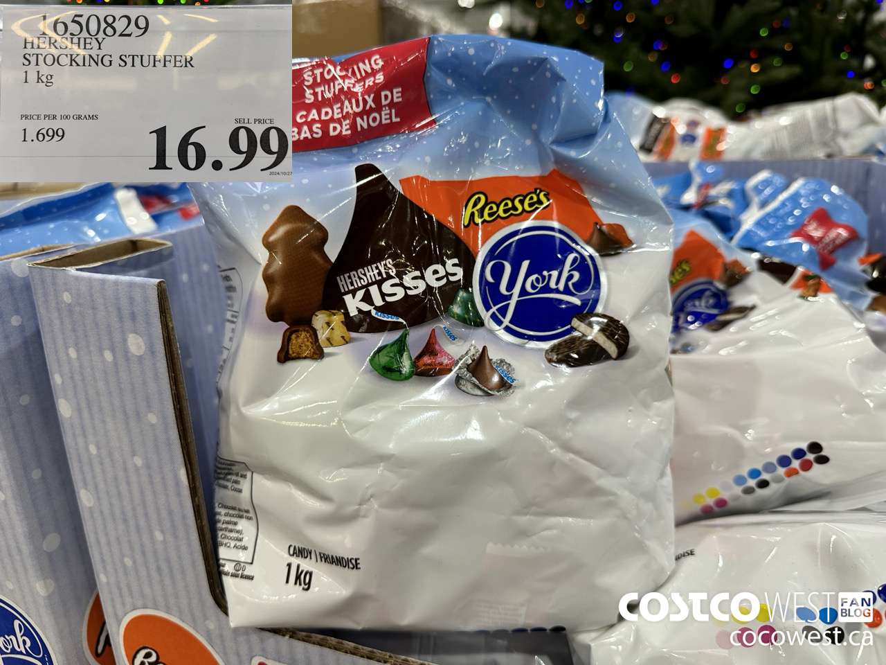 1650829 HERSHEY STOCKING STUFFER 1KG $16.99