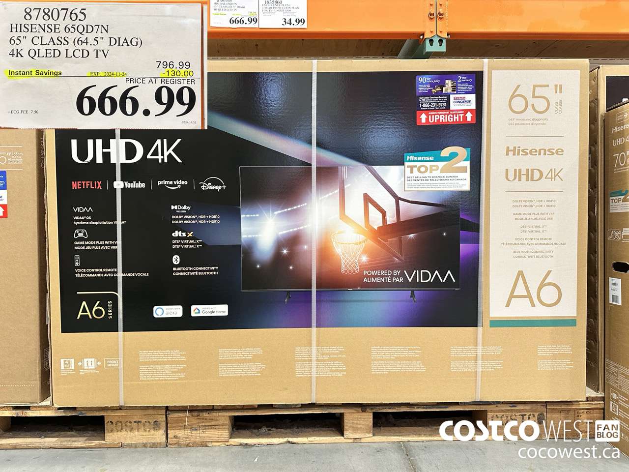 8780765 HISENSE 65QD7N 65