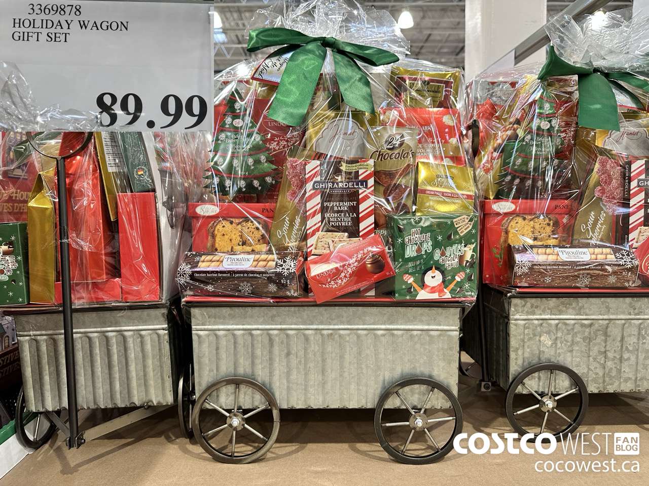 3369878 HOLIDAY WAGON GIFT SET $89.99