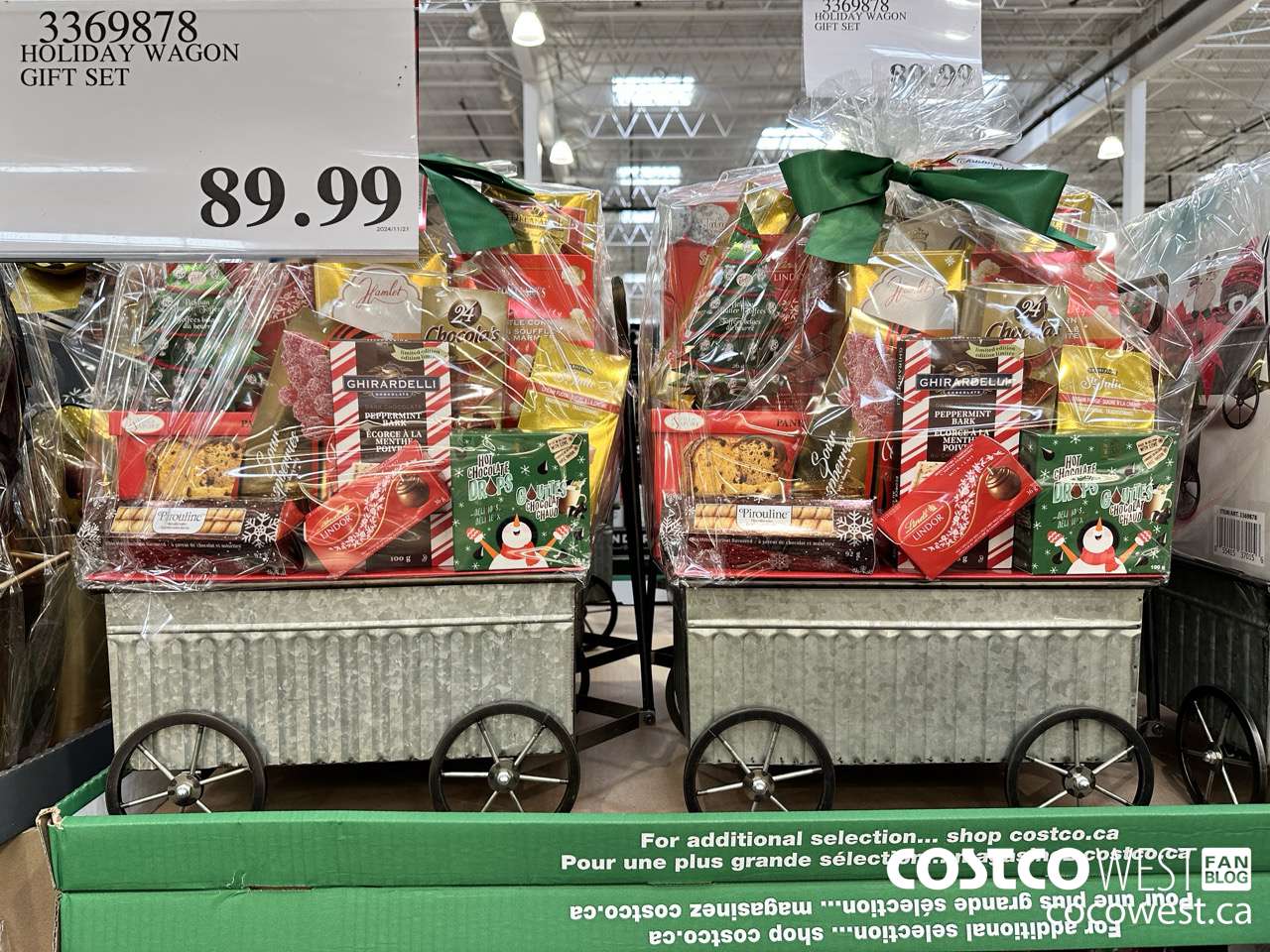 3369878 HOLIDAY WAGON GIFT SET $89.99