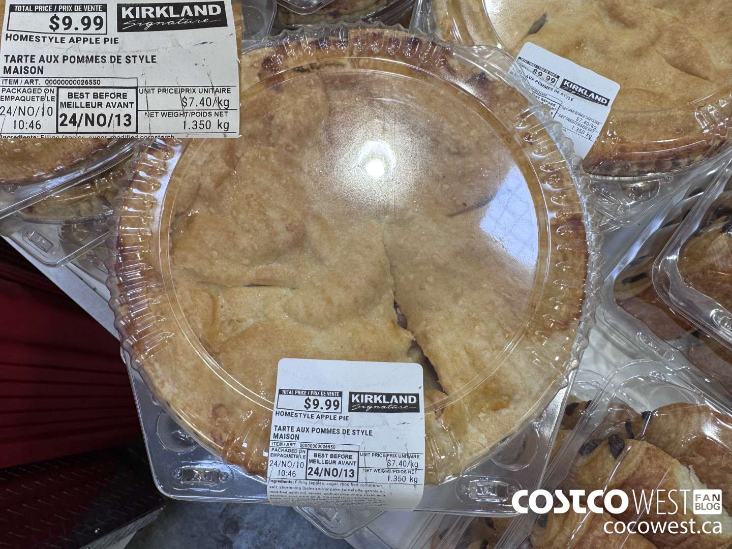 26550 HOMESTYLE APPLE PIE 1.350 KG $9.99