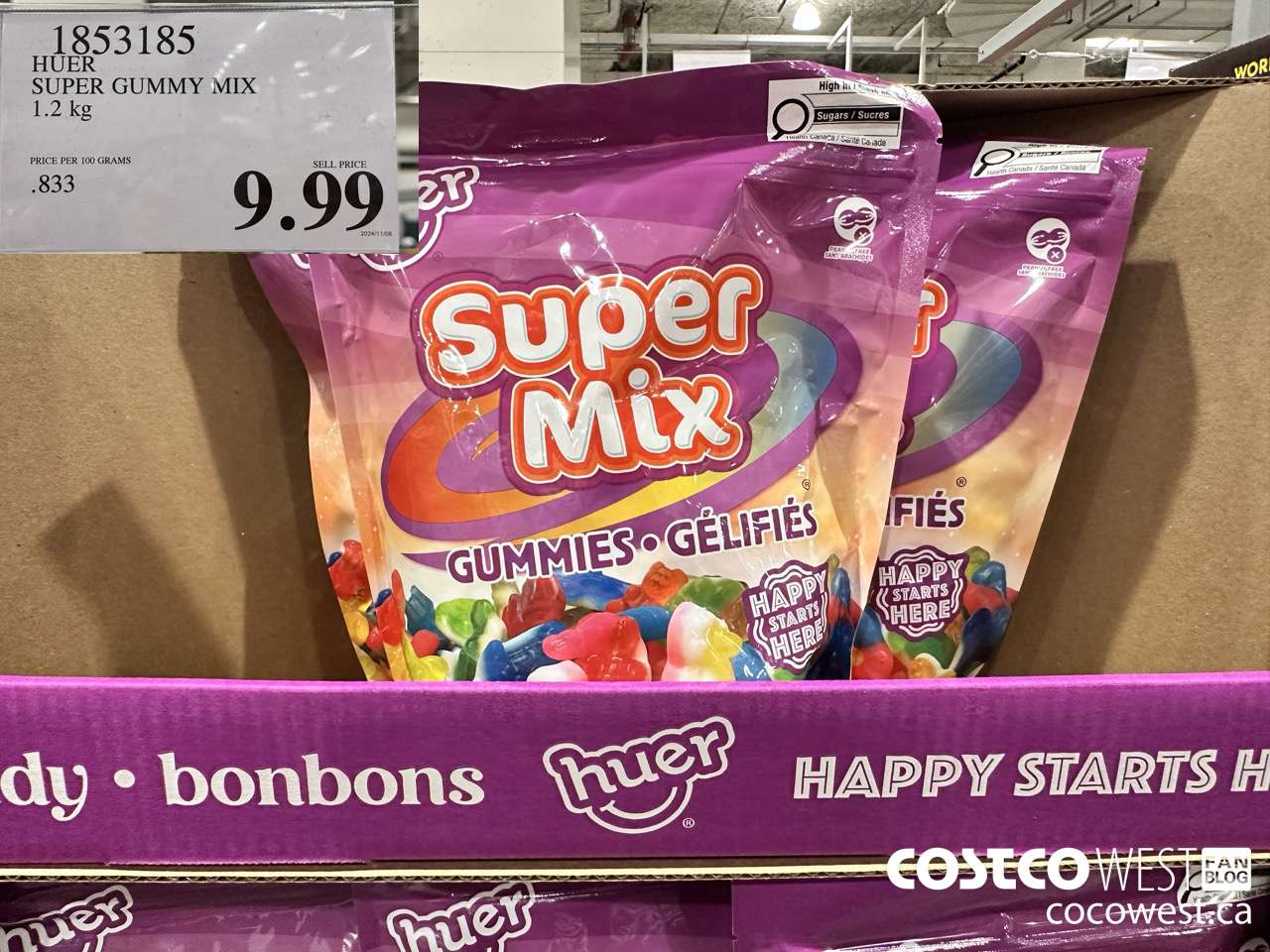 1853185 HUER SUPER GUMMY MIX 1.2KG $9.99