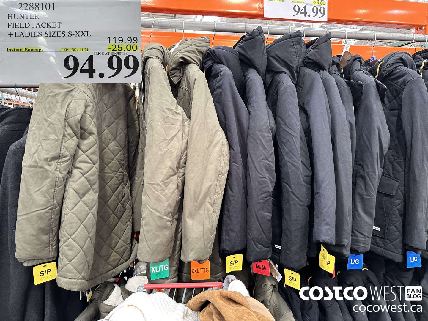 2288101 HUNTER FIELD JACKET LADIES SIZES M-XL ($25.00 INSTANT SAVINGS EXPIRES ON 2024-11-24) $94.99