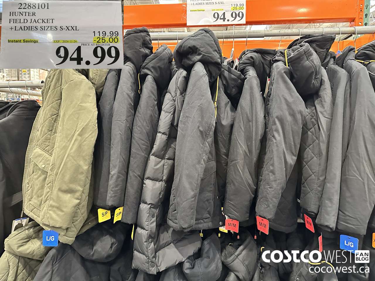 2288101 HUNTER FIELD JACKET LADIES SIZES M-XL ($25.00 INSTANT SAVINGS EXPIRES ON 2024-11-24) $94.99