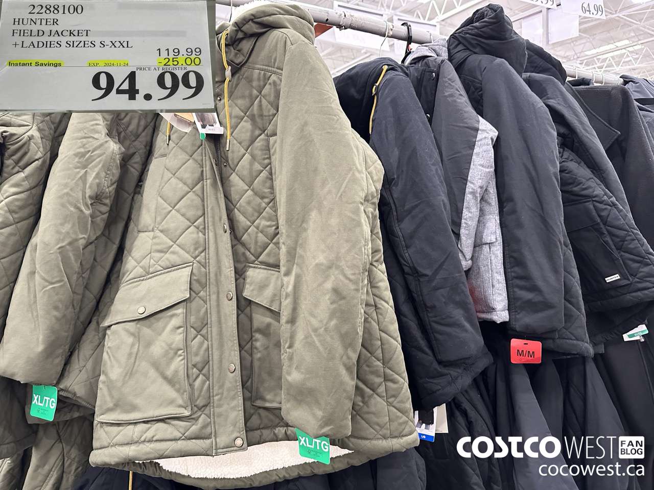 2288100 HUNTER FIELD JACKET LADIES SIZES S-XXL ($25.00 INSTANT SAVINGS EXPIRES ON 2024-11-24) $94.99