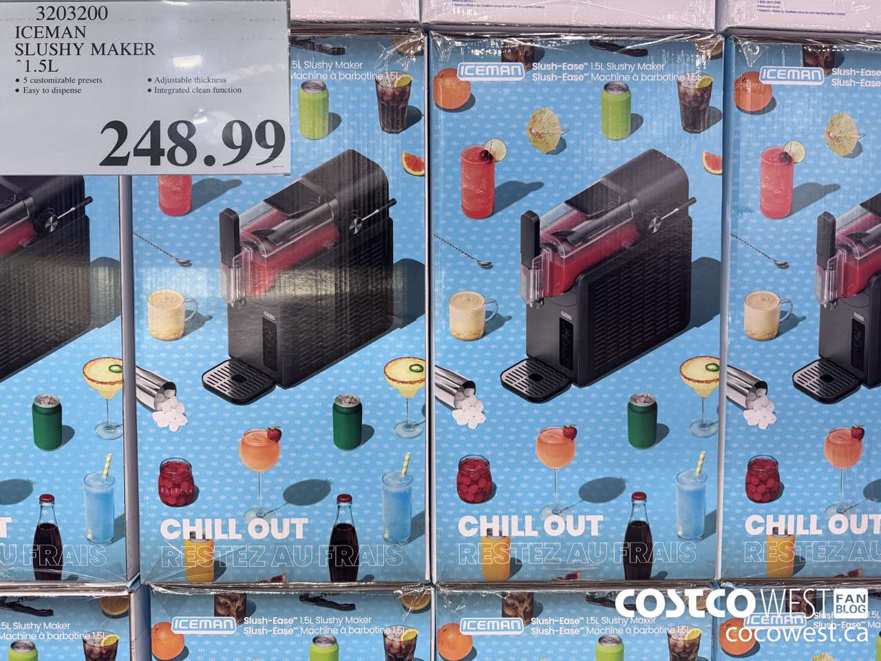 3203200 ICEMAN SLUSHY MAKER 1.5L $248.99