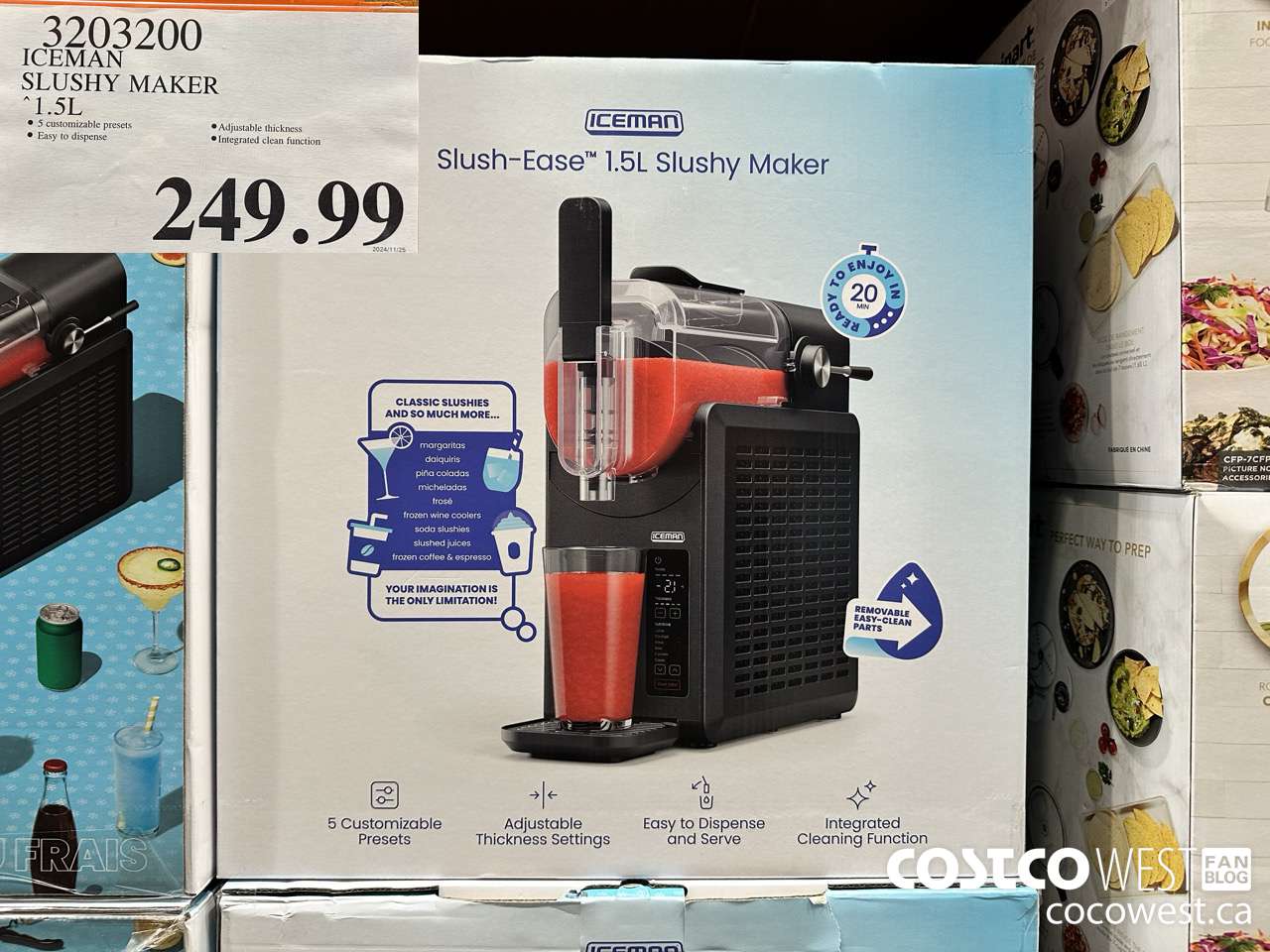3203200 ICEMAN SLUSHY MAKER 1.5L $249.99