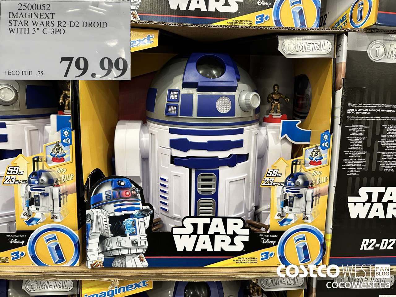 2500052 IMAGINEXT STAR WARS R2-D2 DROID WITH 3