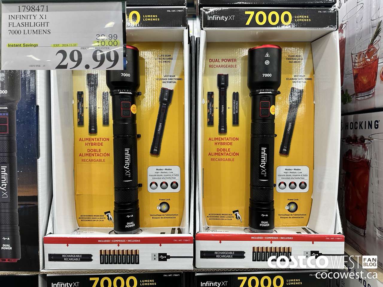 1798471 INFINITY X1 FLASHLIGHT 7000 LUMENS ($10.00 INSTANT SAVINGS EXPIRES ON 2024-11-10) $29.99