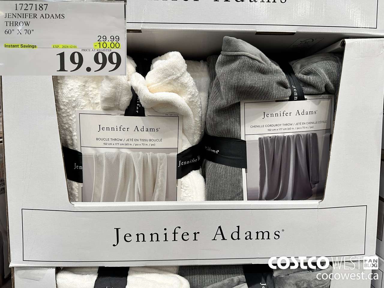 1727187 JANNIFER ADAMS THROW 60